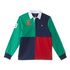 Polo Ralph Lauren - Kids Color-Blocked Cotton Jersey Rugby Shirt